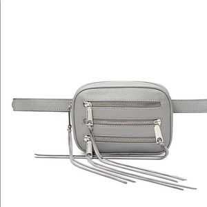 Rebecca Minkoff 3 zip leather belt bag